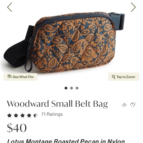Small belt bag- Vera Bradley - Picture 1 of 8